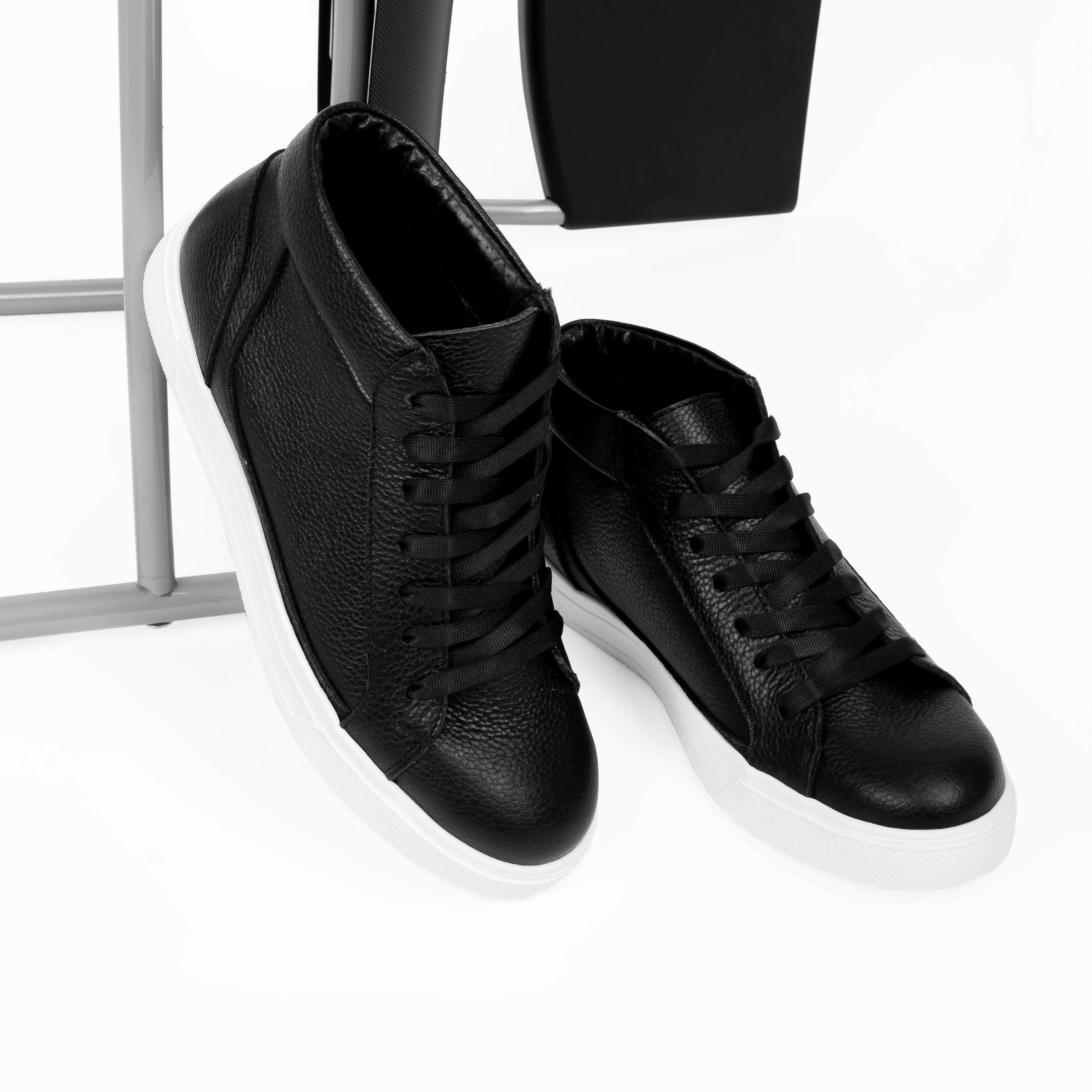 Ботинки Dux Premium 2507 из натуральной кожи флисовая подкладка р. 43 Черный (250743) - фото 4