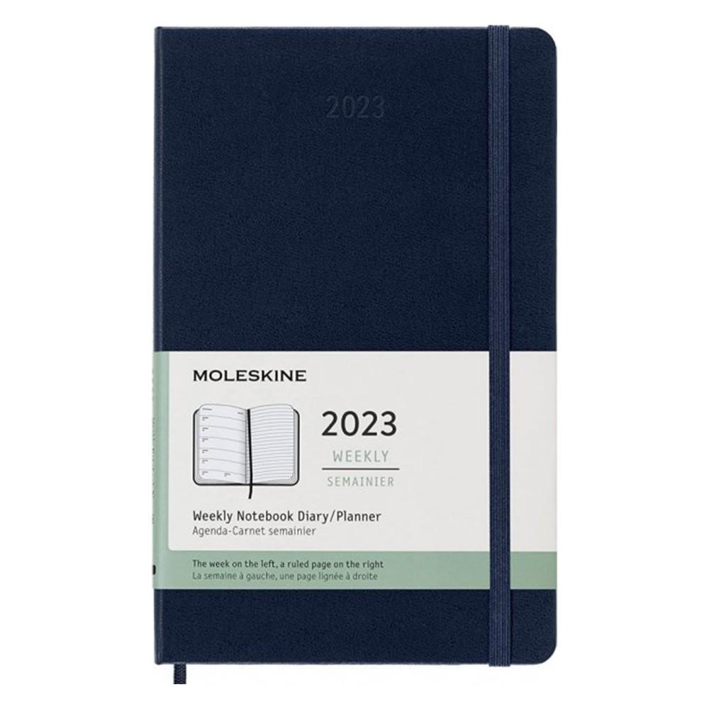 Еженедельник Moleskine 2023 средний Сапфировый (DHB2012WN3Y23)