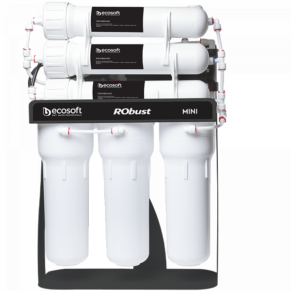 Фільтр зворотного осмосу Ecosoft RObust MINI з 6 ступенями очистки води