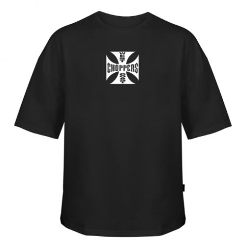 Футболка оверсайз FATLINE West Coast Choppers Long Beach CA double XL Черный (19207701-2-210455-XL)