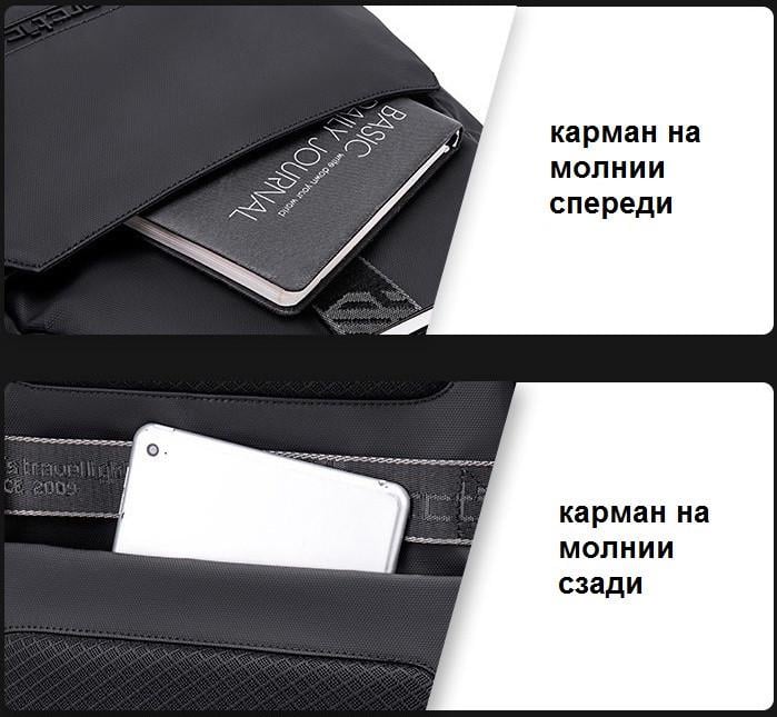 Городской рюкзак-антивор Arctic Hunter с USB портом и карманом для ноутбука до 15,6" 25 л (B00428) - фото 3