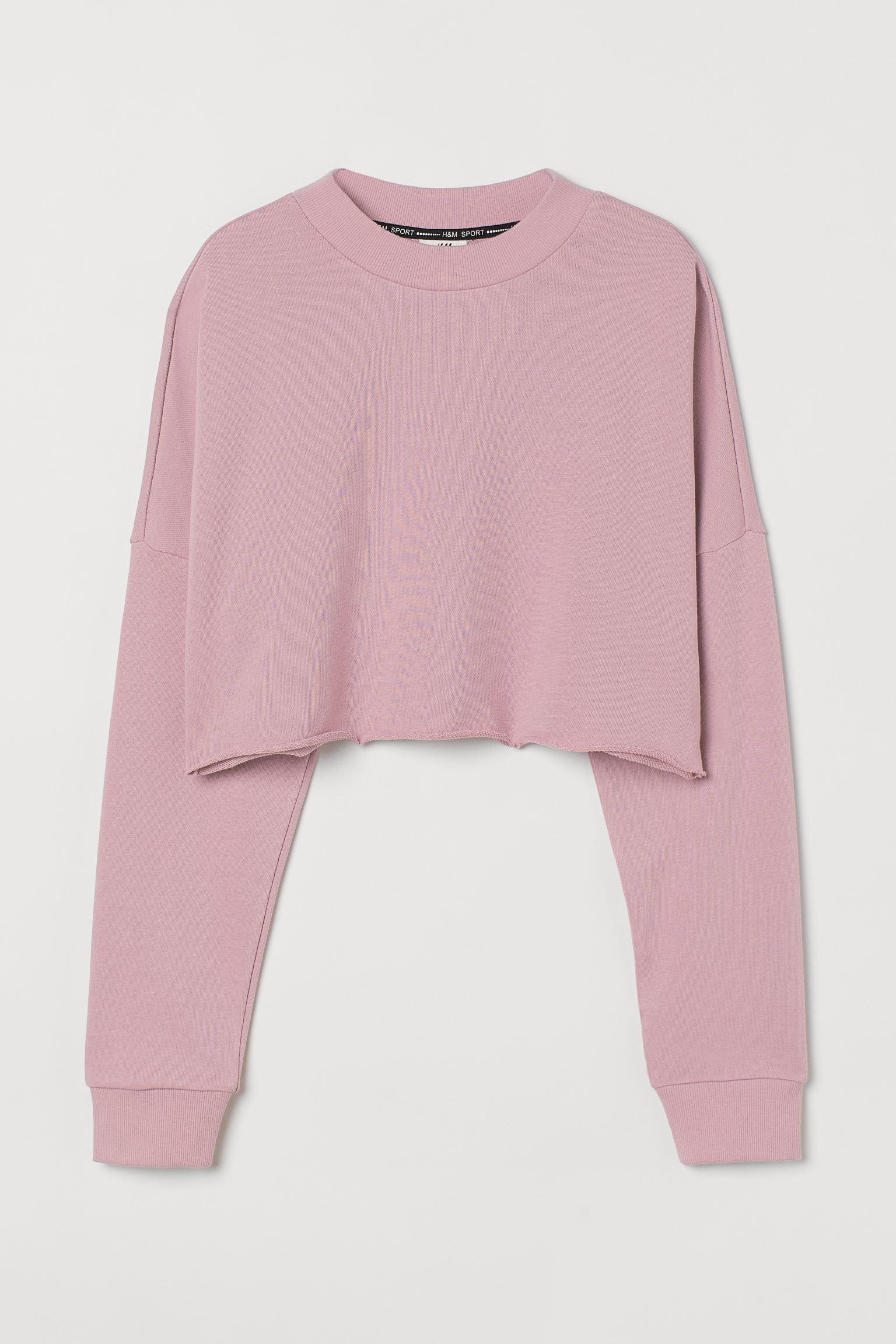 Топ спортивный с длинным рукавом XS Пудровый (9561173wer)