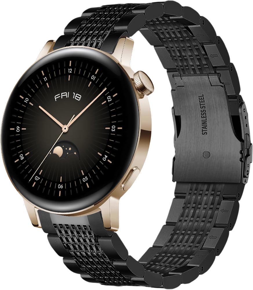 Ремешок металлический Gripix для Huawei Watch GT3 42 мм Black (41758-2B)