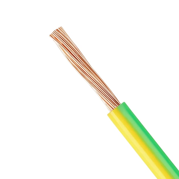 Провод монтажный HELUKABEL H07V-K 2,5 мм² 1 м Желто-зеленый (29146) Провод монтажный HELUKABEL H07V-K 2,5 мм² 1 м Желто-зеленый (29146)