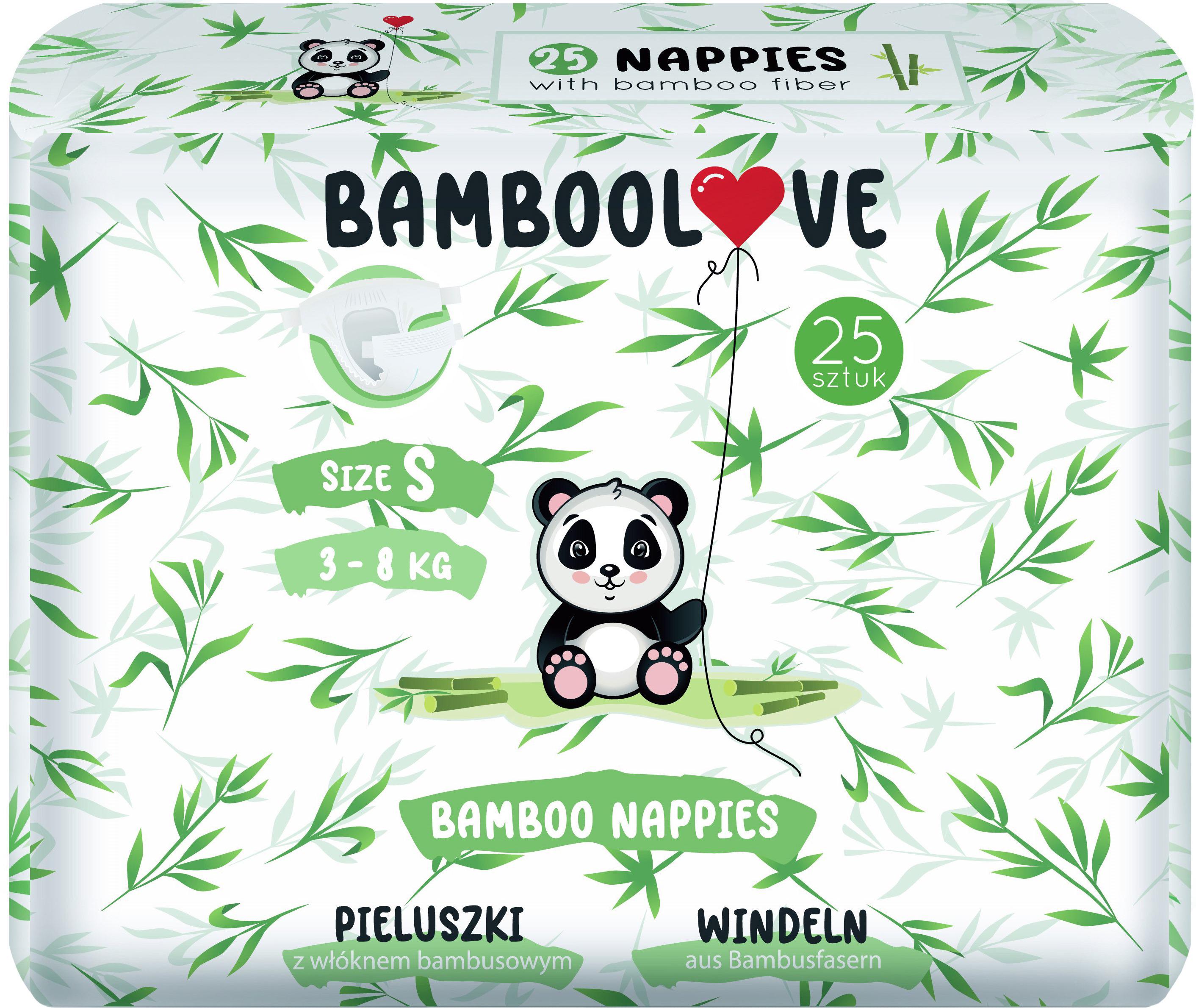 Підгузки дитячі одноразові BAMBOOLOVE S 3-8 кг (14260)