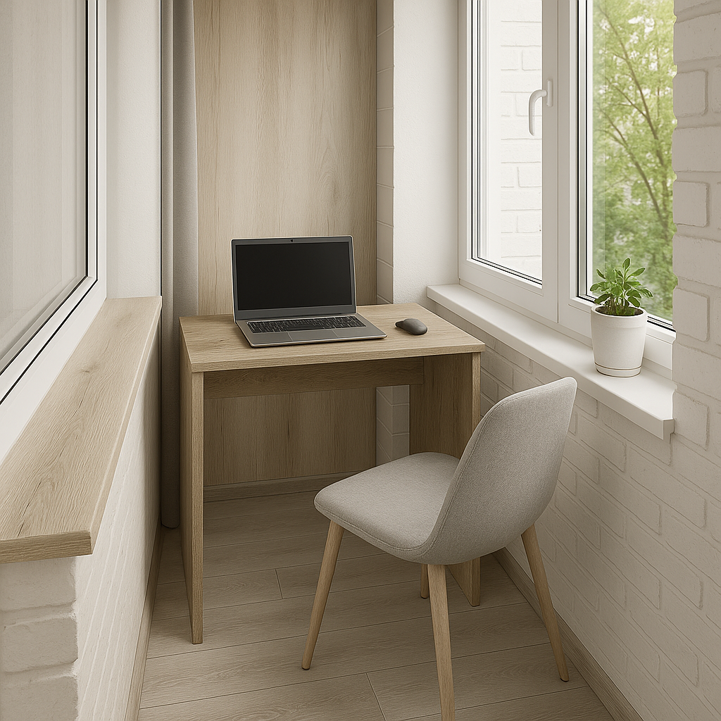 Стол письменный СП12 SENAM 750х1000х500 мм ДСП Дуб Крафт Серый