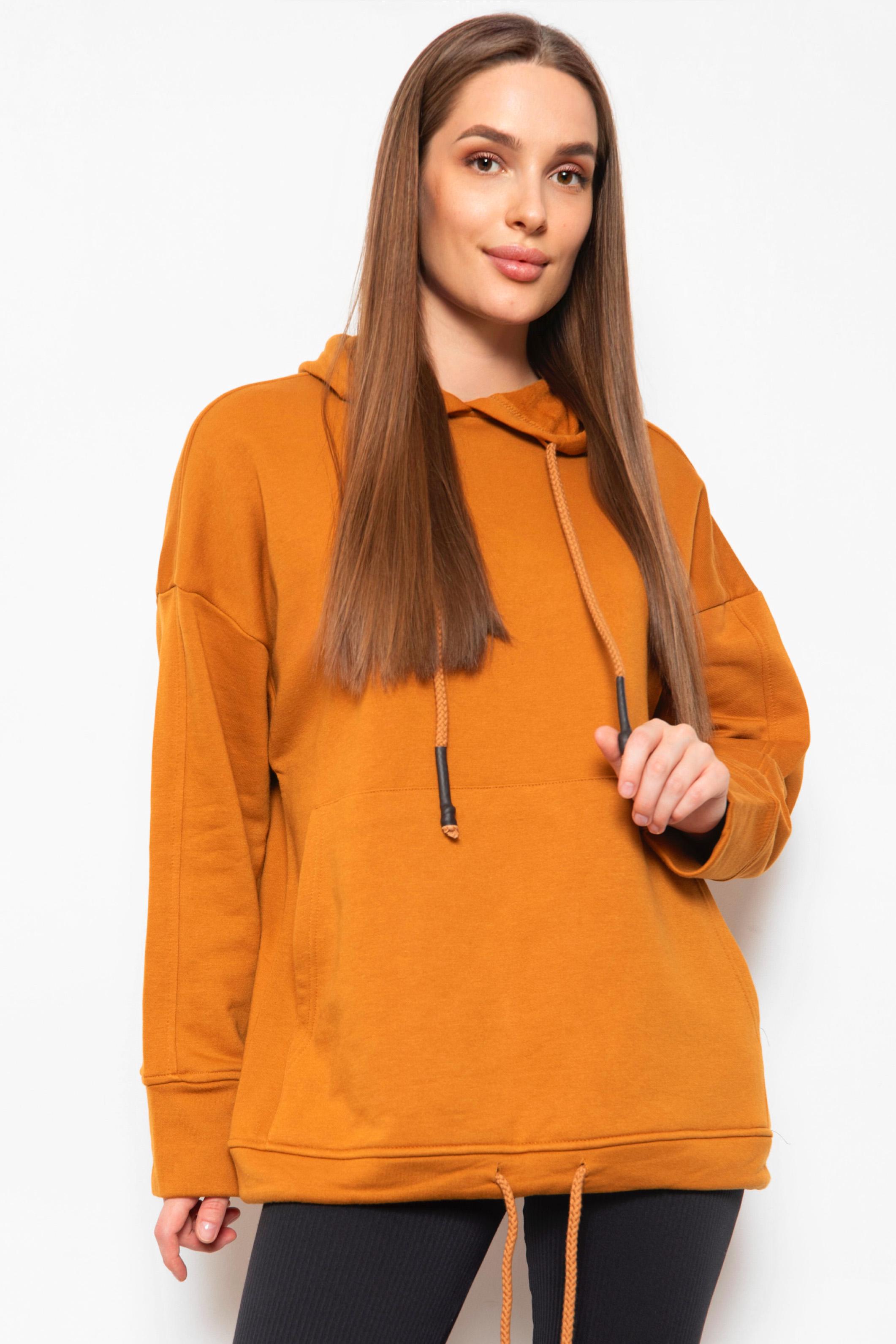 Худі жіноче на флісі M Гірчичний (184554) Худі жіноче на флісі M Гірчичний (184554)