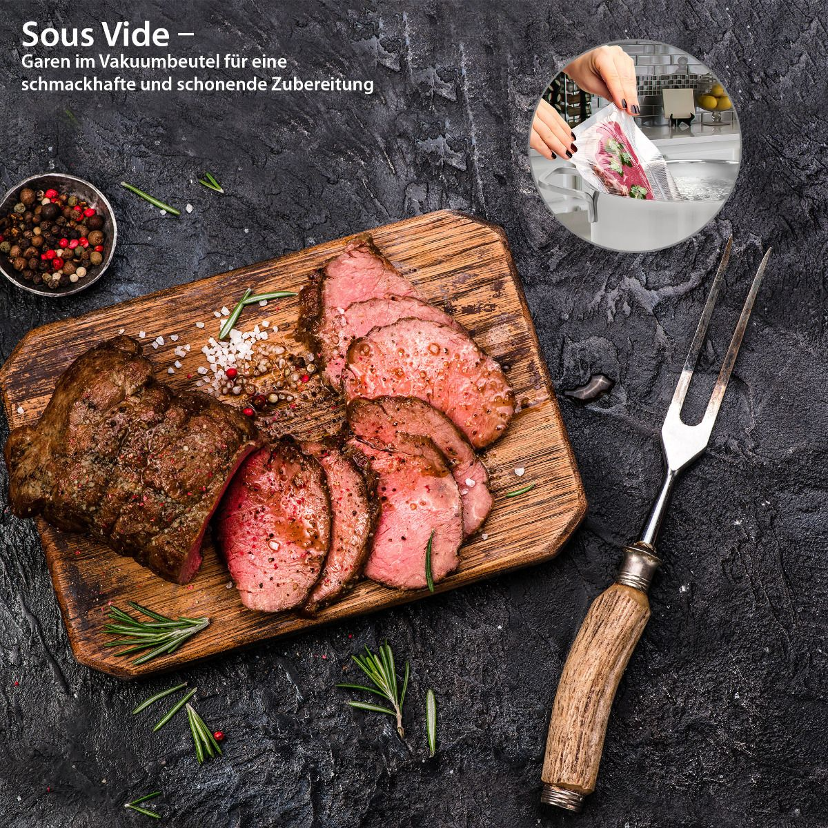 Пакети-плівка для вакууматора Profi Cook 50 шт. 22x30 см - фото 4 Пакети-плівка для вакууматора Profi Cook 50 шт. 22x30 см - фото 4