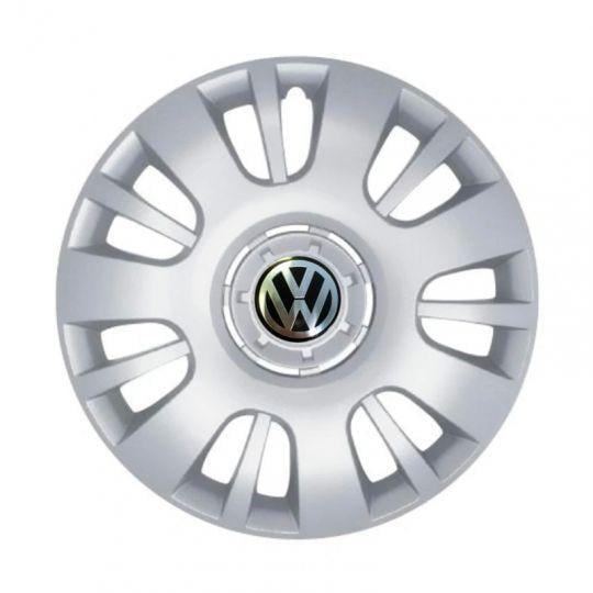 Автомобильные колпаки SKS 312 R15 с логотипом Volkswagen 4 шт. Серебристый