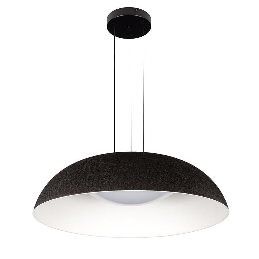 Люстра светодиодная 781PL3953 600 BK/WH 46W Черный снаружи/Белый внутри