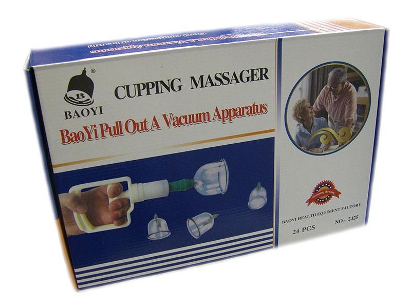 Массажные антицеллюлитные банки Baoyi Cupping Massager с вакууматором 24 шт. (SUN6635) Массажные антицеллюлитные банки Baoyi Cupping Massager с вакууматором 24 шт. (SUN6635)