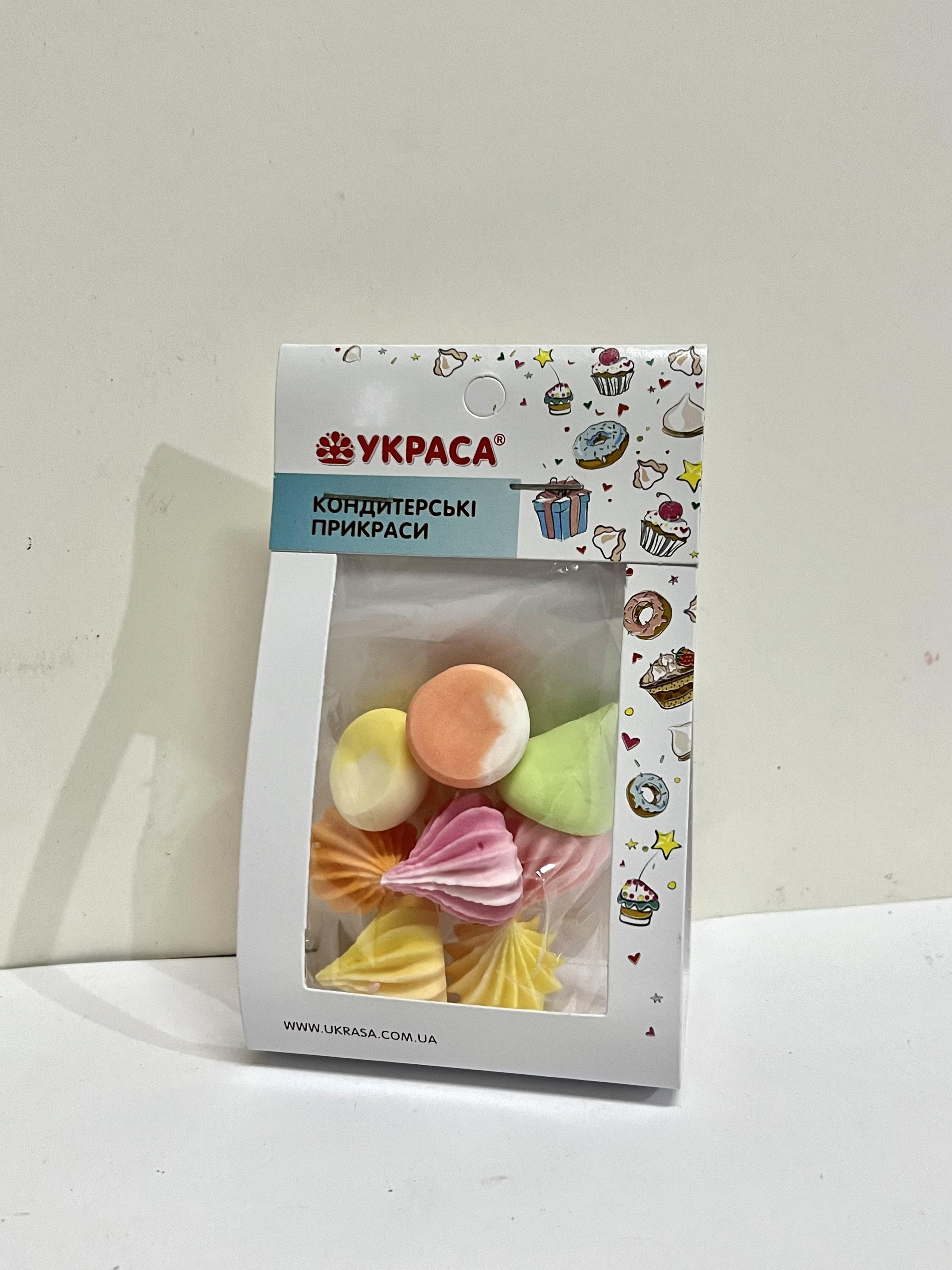 Прикраса на торт і кондитерські вироби Безе 2