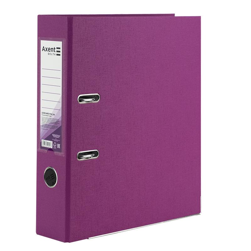 Папка-регистратор Axent Delta односторонняя A4 75 мм Сиреневый (D1714-26C)