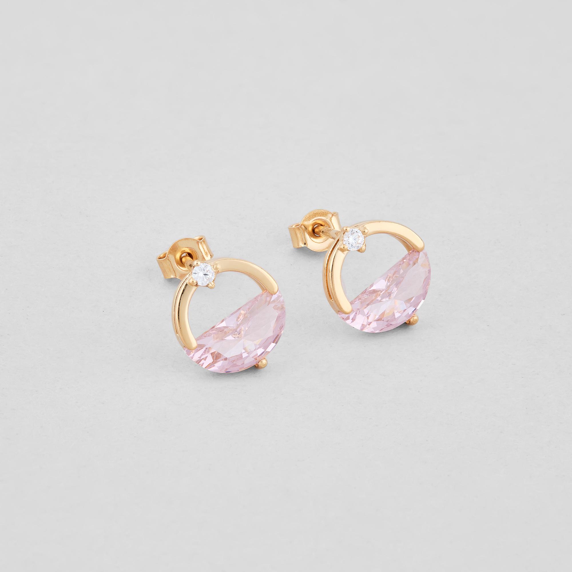 Серьги Увлекательный горизонт (21122-50п-pink)