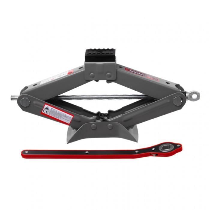 Домкрат механический Intertool GT0185 ромбовидный с трещоткой 2 т (32407558) Домкрат механический Intertool GT0185 ромбовидный с трещоткой 2 т (32407558)