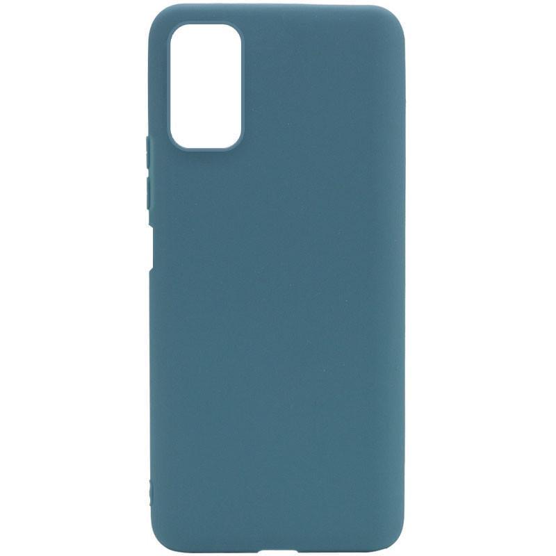 Противоударный Силиконовый чехол Candy для Xiaomi Redmi Note 10 Pro / 10 Pro Max Синий/Powder Blue