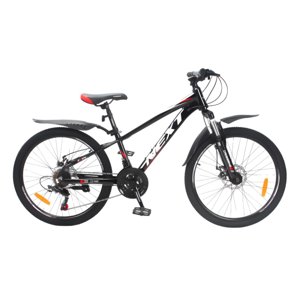 Велосипед Crossbike Next 2025 24" 11" Чорний/Червоний (260)