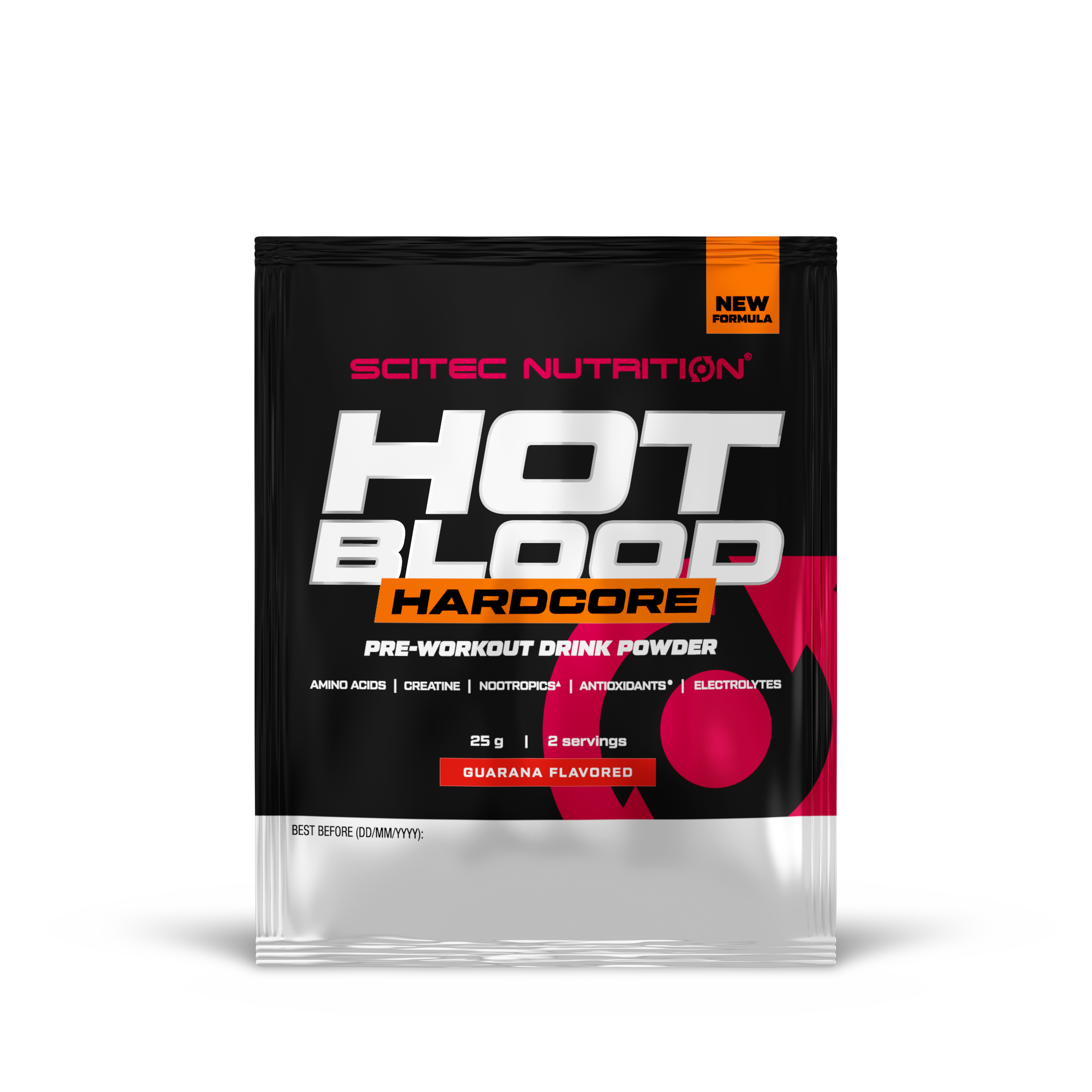 Предтренировочный комплекс Hot Blood Hardcore Guarana 25 г (00000033181)