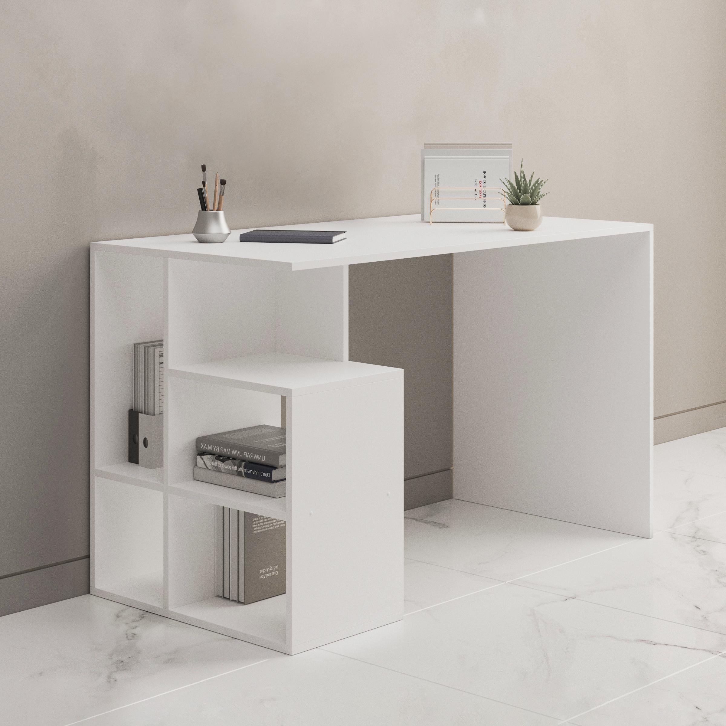 Стол письменный с ячейками U-3 1200x600x738 мм Белый