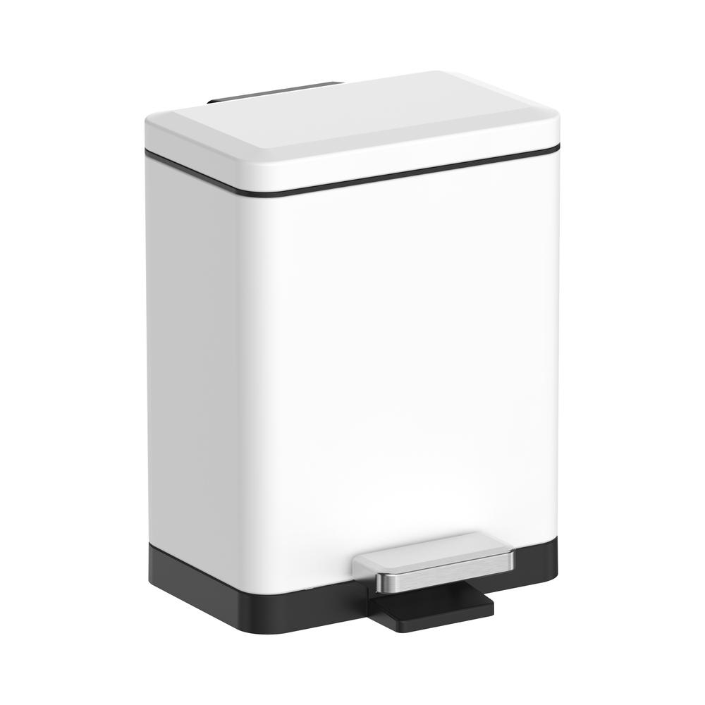 Відро для сміття KOER TC-010306-08 6 л з плавним закриттям прямокутне Білий (KR5601) - фото 2 Відро для сміття KOER TC-010306-08 6 л з плавним закриттям прямокутне Білий (KR5601) - фото 2