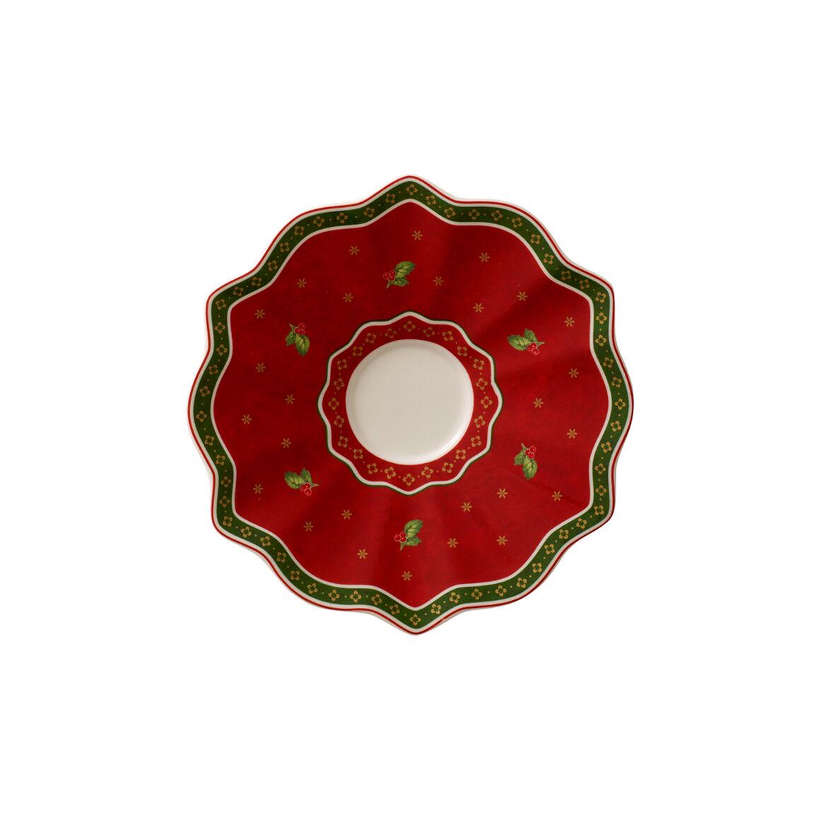 Набор из 2 блюдец Villeroy & Boch Toy‘s Delight 16,5 см красный (1485851311)
