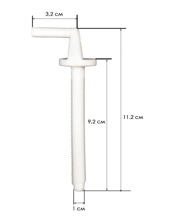 Крепление для крышки унитаза универсальное С13 пластик - фото 2