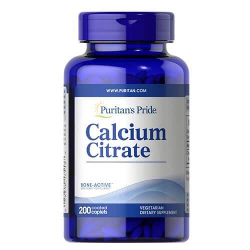 Кальций Puritan's Pride Calcium Citrate 200 мг 200 табл. (7513)