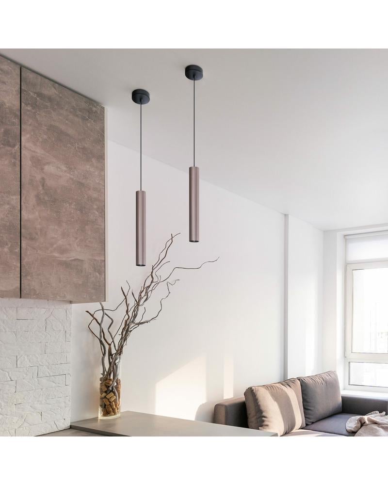 Подвесной светильник Polux 326133 Lungomare GU10 1x10W IP20 Медный (24380573) - фото 2 Подвесной светильник Polux 326133 Lungomare GU10 1x10W IP20 Медный (24380573) - фото 2