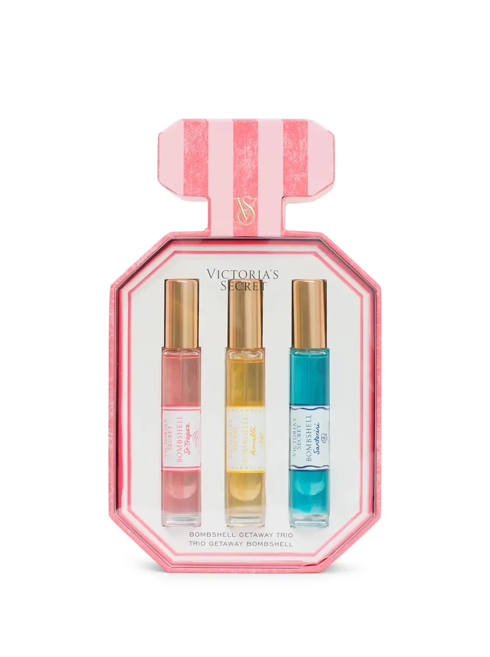 Набір парфумованої міні води Victoria's Secret Bombshell Getaway Trio Travel Spray Set 3 шт. (667560601339)