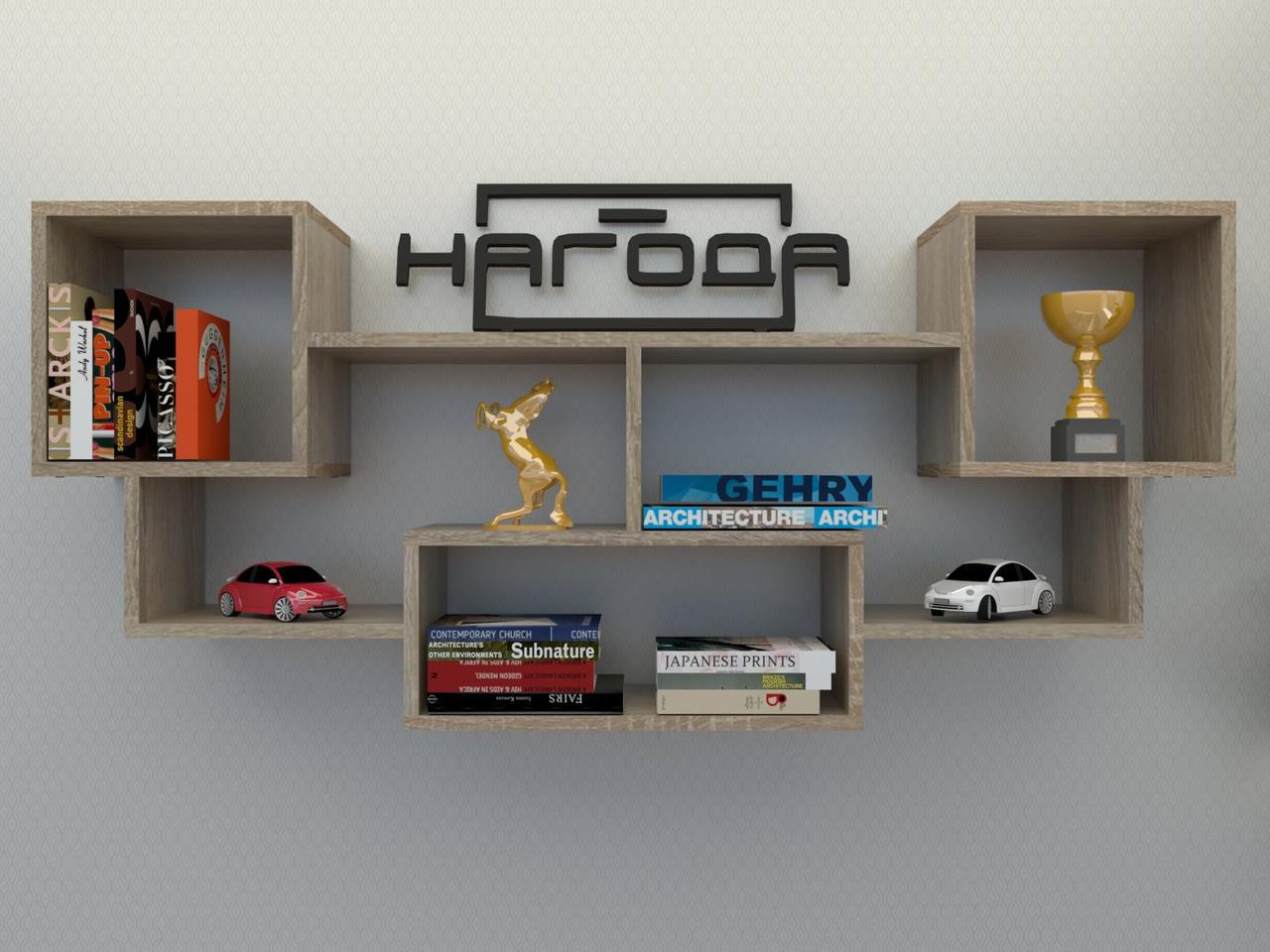 Полиця Klick-System ПК-13 на стіну книжкова Дуб сонома