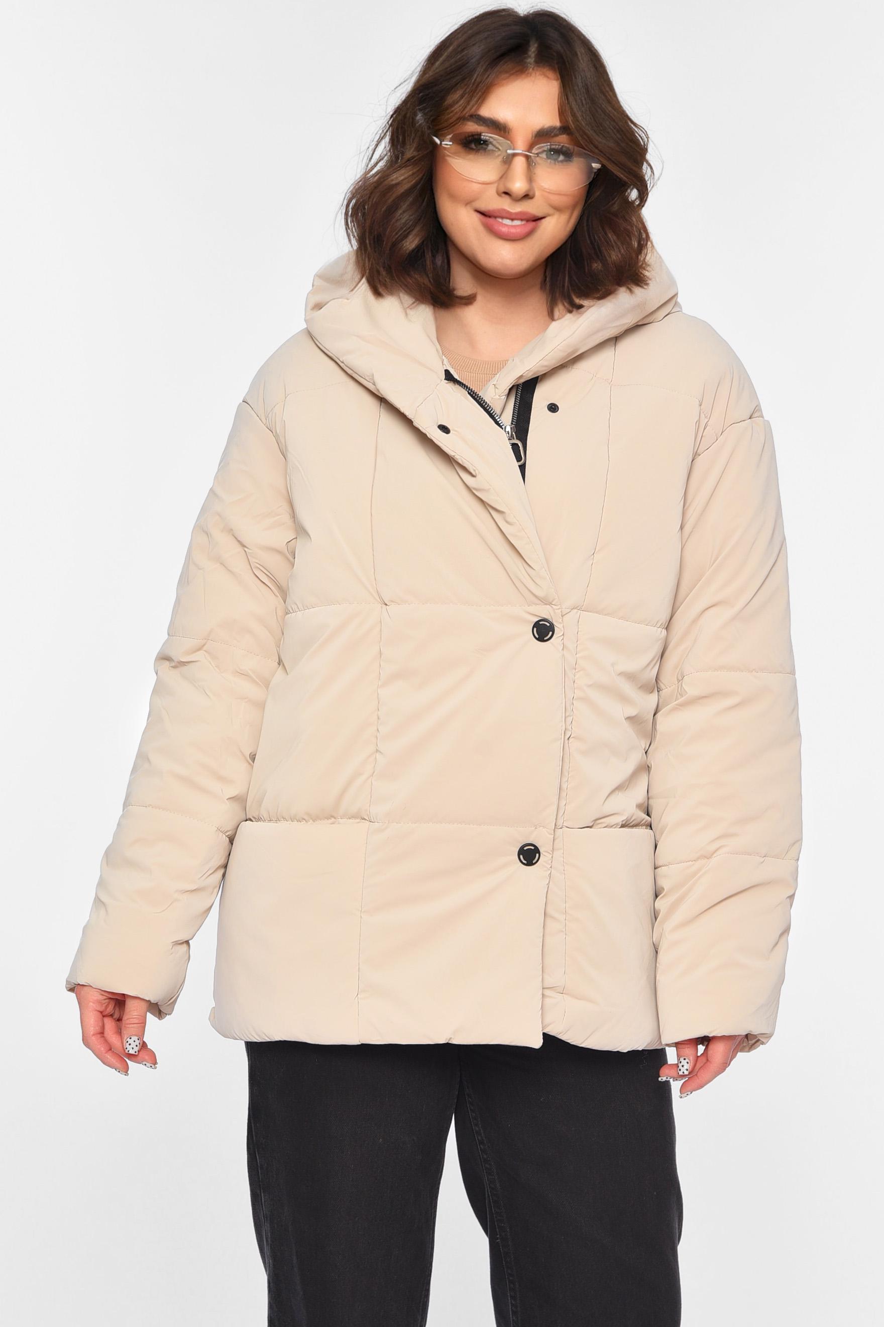 Куртка женская демисезонная M Бежевый (196423)