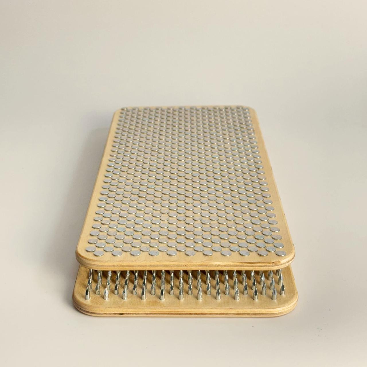 Дошка Садху для йоги Aurora Мінімалізм Ромб Інь і Ян 320x140 мм (ДС Мінімалізм Ромб ІЯ 320_140_8) - фото 4