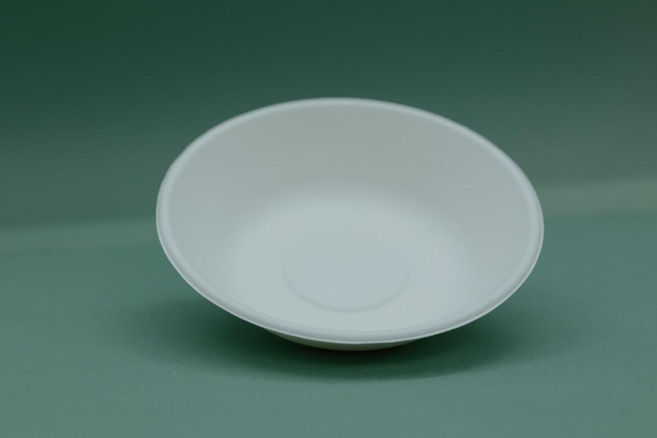 Одноразовая тарелка из пульперкартона 350 мл 125 шт. (00000000480) - фото 3