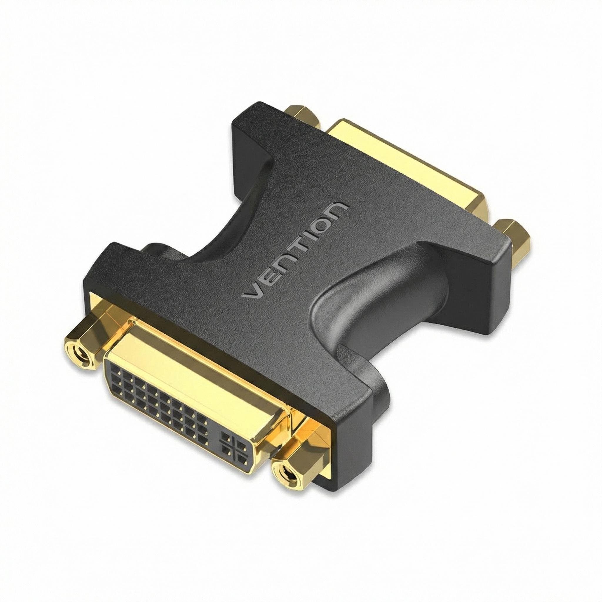 Адаптер для подовження Vention DVI-I 24+5 мама/мама Чорний (ECHB0)