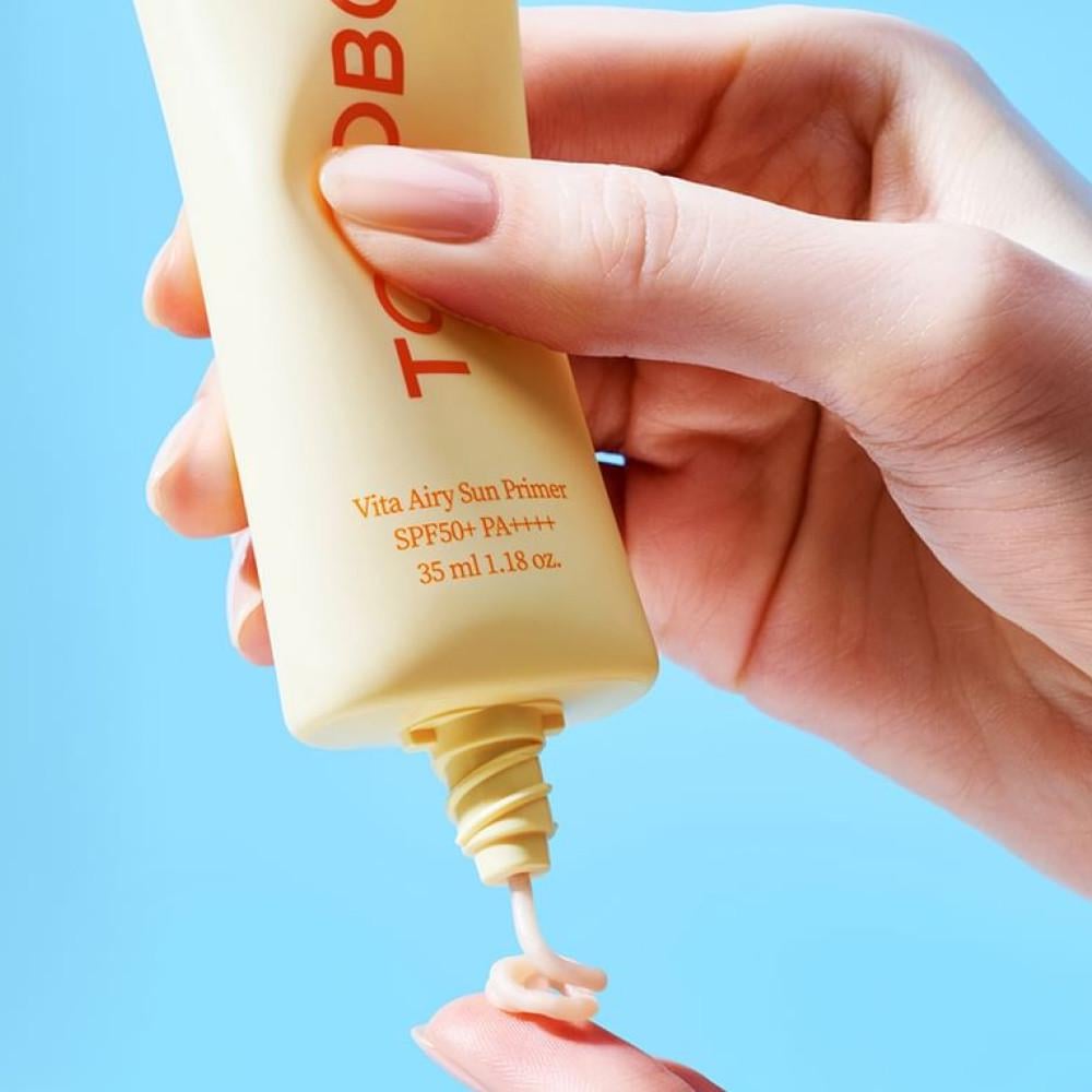 Праймер для лица солнцезащитный Tocobo Vita Airy Sun Primer SPF50+ 35 мл - фото 4 Праймер для лица солнцезащитный Tocobo Vita Airy Sun Primer SPF50+ 35 мл - фото 4