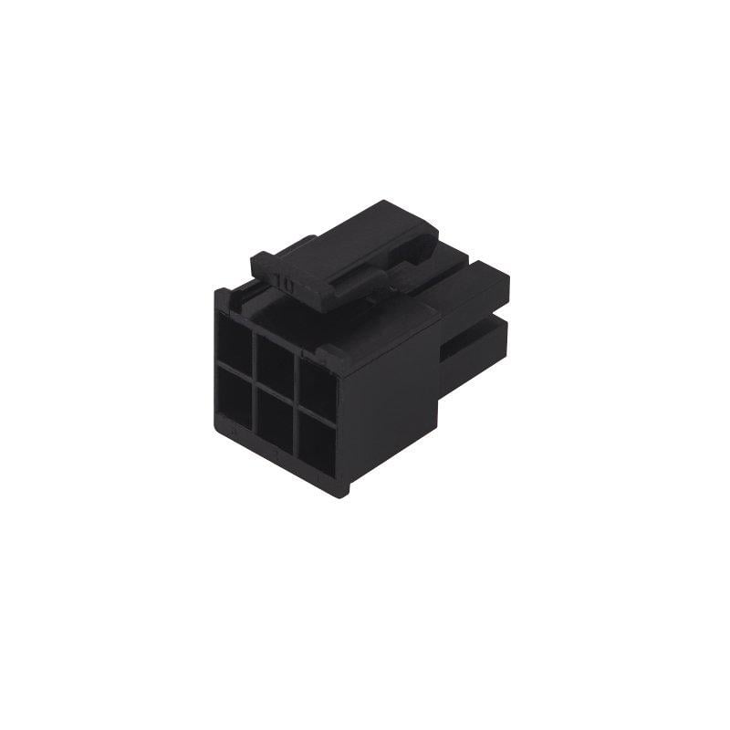 Коннектор питания видеокарты 6 pin Черный (A409013) Коннектор питания видеокарты 6 pin Черный (A409013)