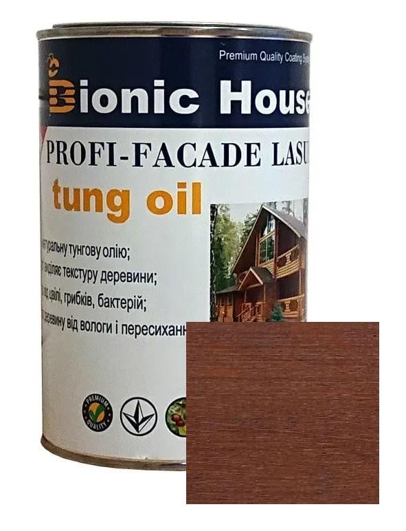 Фасадна фарба-просочення для дерева Bionic House з тунговою олією 1 л Марсала (18815125) - фото 1 Фасадна фарба-просочення для дерева Bionic House з тунговою олією 1 л Марсала (18815125) - фото 1