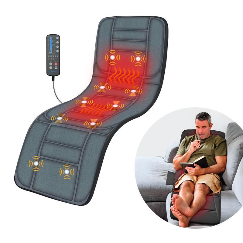 Коврик-матрас Massage 2в1 массажный с подогревом Black - фото 7
