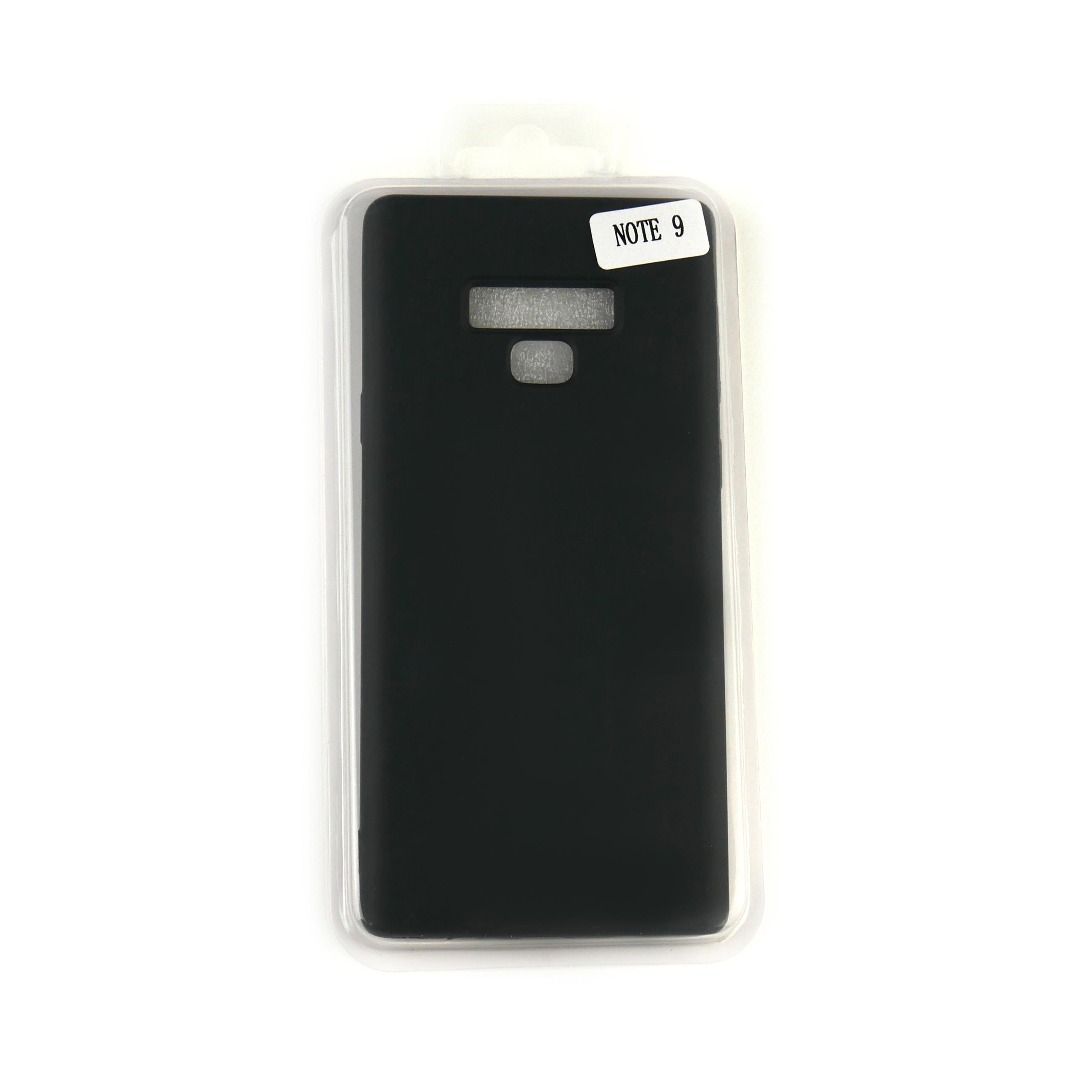 Чехол Silicone Case Full Cover Samsung Note 9 Черный