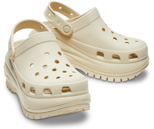 Сабо жіночі Crocs Mega Crush Clog р. 36-37 Бежевий (10887)