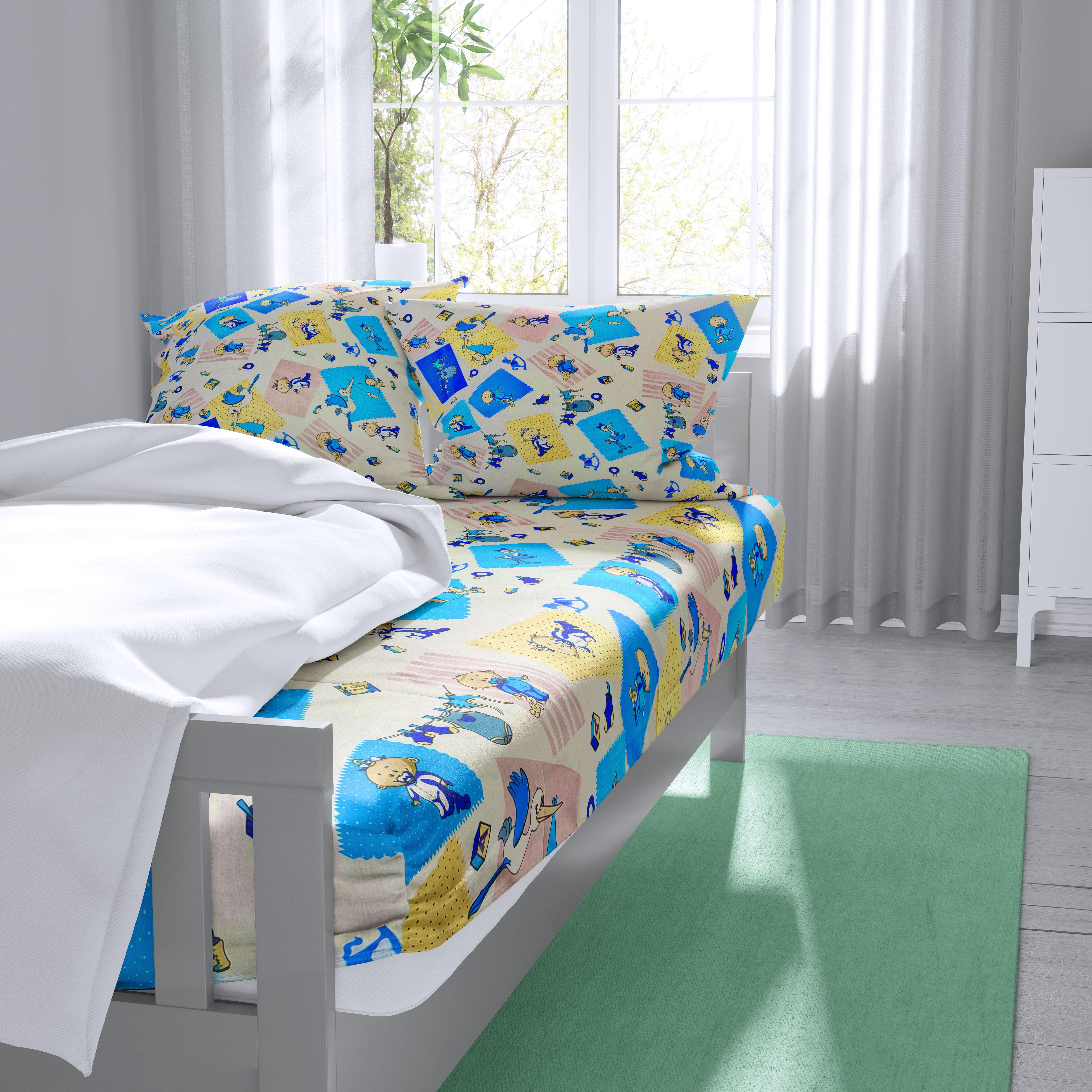 Простынь на резинке Веселые зверята 2 80х200 см и две наволочки 50х70 см бязь (G-0803FA2/pz80) Простынь на резинке Веселые зверята 2 80х200 см и две наволочки 50х70 см бязь (G-0803FA2/pz80)