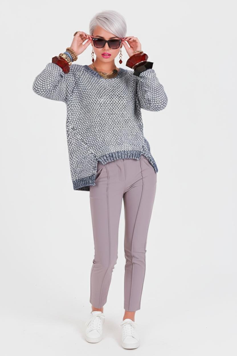 Светр жіночий Forza Viva FV-5510020 демісезонний р. 46 Блакитний (17852196) - фото 2