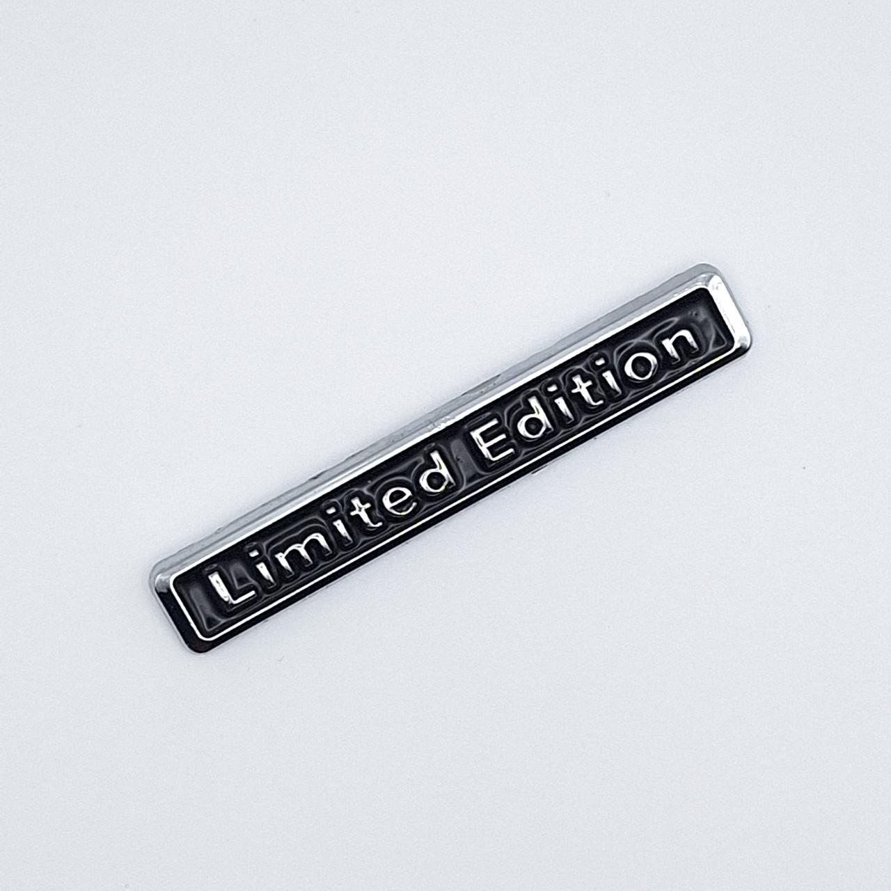 Эмблема Limited Edition 6,5х1 см Хром/Черный (1773945836)