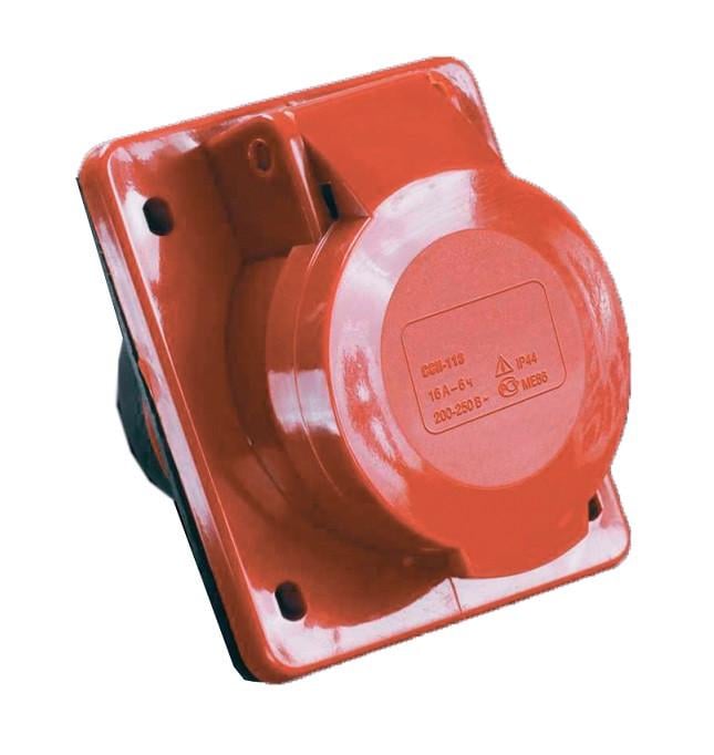 Розетка скрытая TechnoSystems 3Р+PЕ 32А 380В IP44 (5500428)