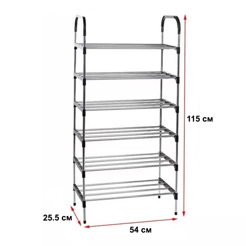 Стойка для обуви Shoe Rack SR-03 6 полочек (SS-34) - фото 4