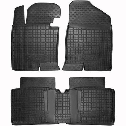 Коврики автомобильные AVTO-Gumm Hyundai Sonata YF 09- Черный (11162)