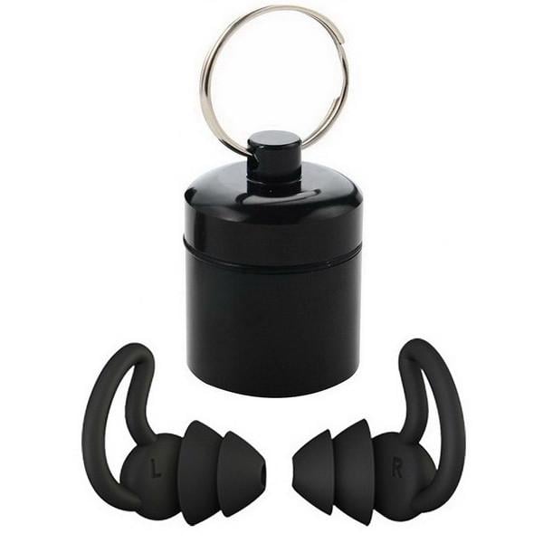 Пассивные беруши SILENTA Tactical ProPlugs для стрельбы в футляре SNR 33 дБ Black