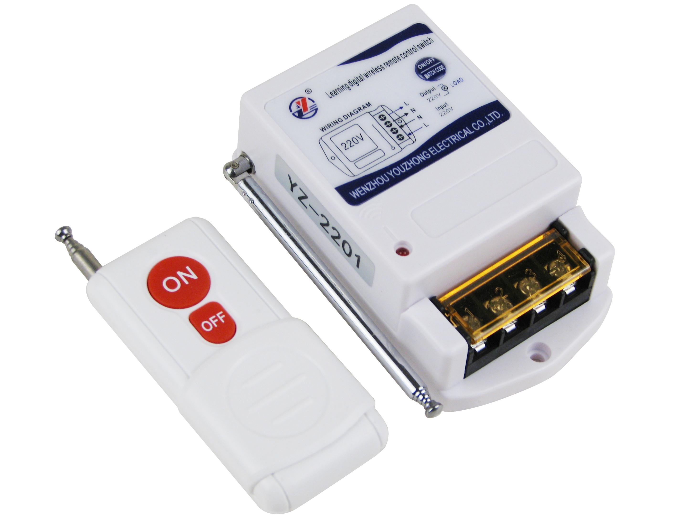 Выключатель дистанционный YZ-2201 до 1000 м 1 пульт