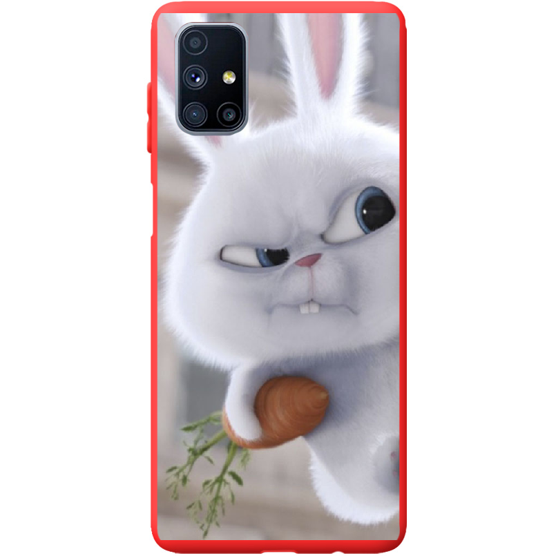 Чохол Boxface Samsung M515 Galaxy M51 Rabbit Snowball Червоний силікон  (40937-up1116-41570)