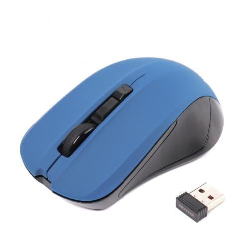 Мышь Maxxter Mr-337-Bl беспроводная USB Синий